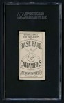 1909 E90-1 American Caramel Ty Cobb Back Thumbnail