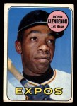 1969 Topps #208 MON Donn Clendenon Front Thumbnail