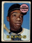 1969 Topps #208 MON Donn Clendenon Front Thumbnail