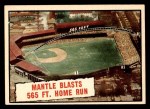 1961 Topps #406 - Mickey Mantle Baseball Thrills Front Thumbnail