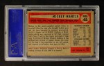 1954 Bowman #65 Mickey Mantle Back Thumbnail