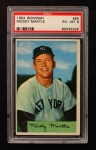 1954 Bowman #65 Mickey Mantle Front Thumbnail