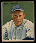 1933 Goudey #125 Bill Terry Front Thumbnail