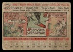 1956 Topps #200 Bob Feller Back Thumbnail