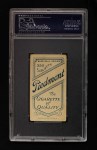 1909 T206 Ted Easterly Back Thumbnail