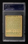 1935 Diamond Stars #44 Rogers Hornsby Back Thumbnail