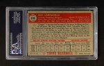 1952 Topps #314 Roy Campanella Back Thumbnail