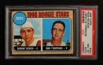 1968 Topps #247 THE - Johnny Bench / Ron Tompkins Reds Rookies Front Thumbnail