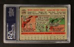 1956 Topps #135 Mickey Mantle Back Thumbnail