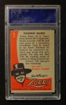 1958 Topps Zorro #3 Flashing Blades Back Thumbnail