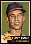 1953 Topps #273 Harvey Haddix Front Thumbnail