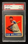 1948 Leaf #76 Ted Williams Front Thumbnail
