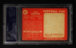 1958 Topps #62 Jim Brown Back Thumbnail