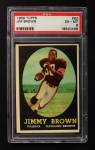 1958 Topps #62 Jim Brown Front Thumbnail