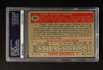 1952 Topps #254 Joe Dobson Back Thumbnail