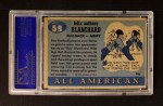 1955 Topps #59 Doc Blanchard Back Thumbnail