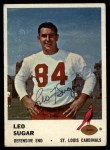 1961 Fleer #28 Leo Sugar Front Thumbnail