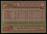 1985 Topps #262 Greg Booker Back Thumbnail