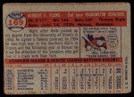 1957 Topps #169 Herb Plews Back Thumbnail