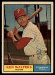 1961 Topps #394 Ken Walters Front Thumbnail