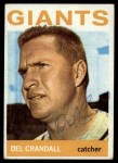 1964 Topps #169 Del Crandall Front Thumbnail