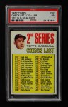 1967 Topps #103 DOT - Mickey Mantle Checklist 2 Front Thumbnail