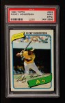 1980 Topps #482 Rickey Henderson Front Thumbnail