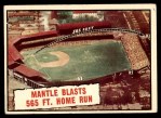1961 Topps #406 - Mickey Mantle Baseball Thrills Front Thumbnail