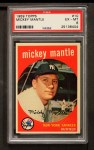 1959 Topps #10 Mickey Mantle Front Thumbnail
