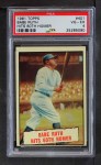 1961 Topps #401 - Babe Ruth Baseball Thrills Front Thumbnail