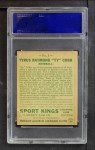 1933 Goudey Sport Kings #1 Ty Cobb Back Thumbnail