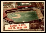 1961 Topps #406 - Mickey Mantle Baseball Thrills Front Thumbnail