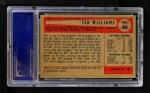 1954 Bowman #66 TED Ted Williams Back Thumbnail