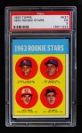 1963 Topps #537 - Pete Rose / Al Weis / Ken McMullen / Pedro Gonzalez #537 Rookie Stars Front Thumbnail
