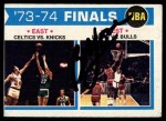1974 Topps #163 NBA Finals Front Thumbnail