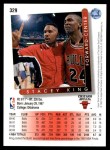 1993 Upper Deck #329 Stacey King Back Thumbnail