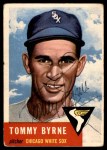 1953 Topps #123 Tommy Byrne Front Thumbnail