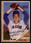 1962 Topps #89 Barney Schultz Front Thumbnail