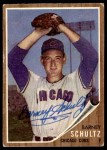 1962 Topps #89 Barney Schultz Front Thumbnail