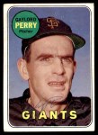 1969 Topps #485 YN Gaylord Perry Front Thumbnail