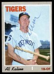 1970 Topps #640 Al Kaline Front Thumbnail