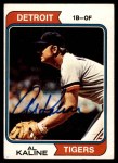 1974 Topps #215 Al Kaline Front Thumbnail