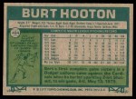 1977 Topps #484 Burt Hooton Back Thumbnail