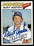 1977 Topps #484 Burt Hooton Front Thumbnail