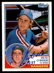 1983 Topps Traded #81 T Pete O'Brien Front Thumbnail