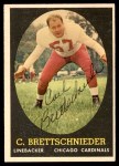 1958 Topps #28 Carl Brettschneider Front Thumbnail