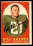 1958 Topps #4 Bill Barnes Front Thumbnail