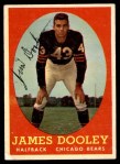 1958 Topps #8 James Dooley Front Thumbnail