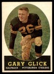1958 Topps #19 Gary Glick Front Thumbnail