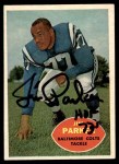 1960 Topps #5 Jim Parker Front Thumbnail